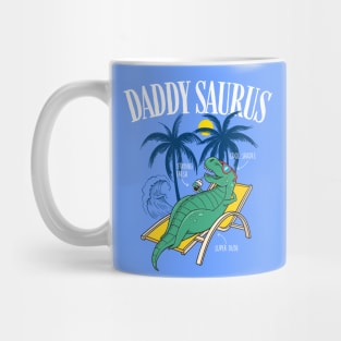 Father's Day Gift Daddysaurus T-rex Funny Dinosaur Daddysaurus Mug